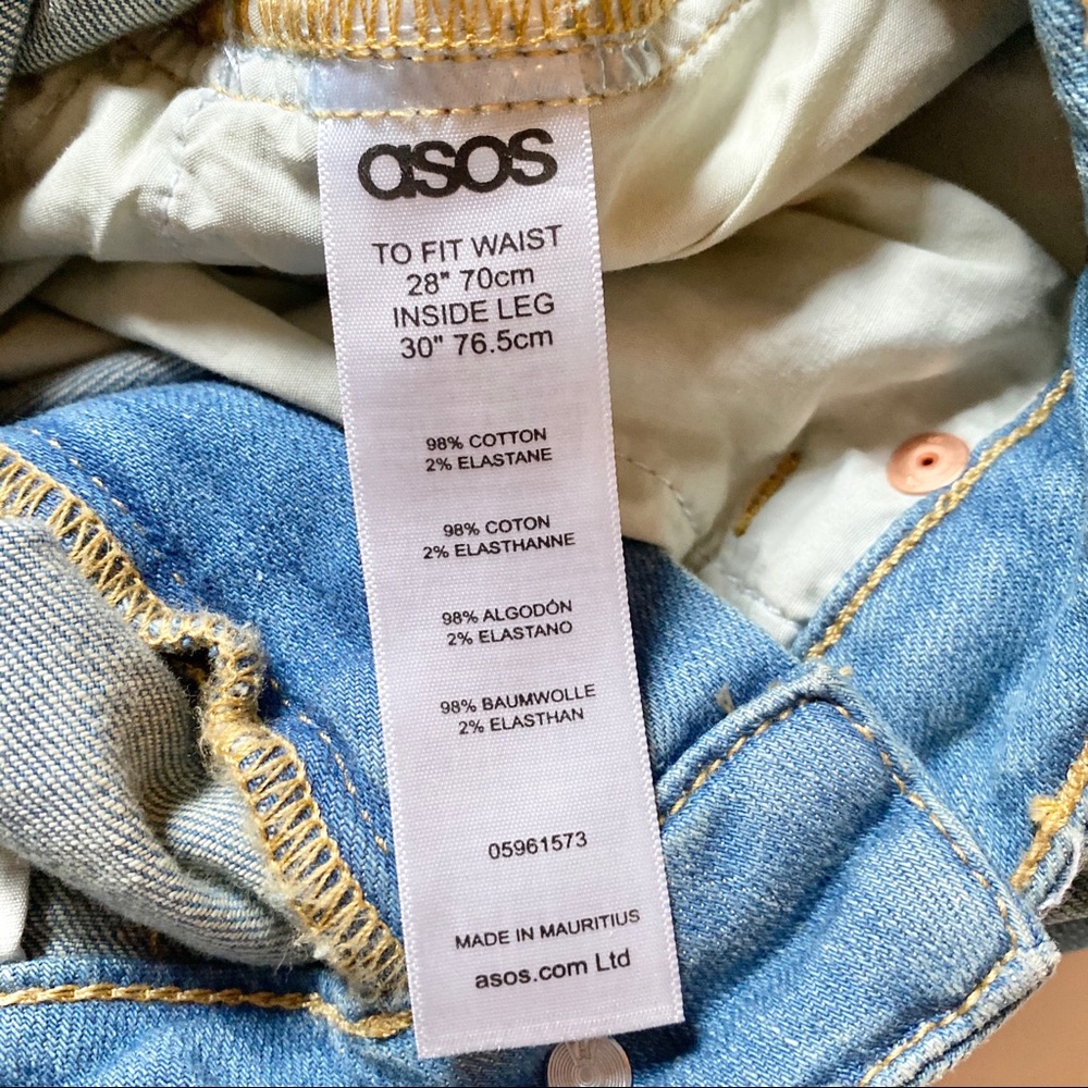 🆕 ASOS HIGH WAIST JEANS - Picture 7 of 7